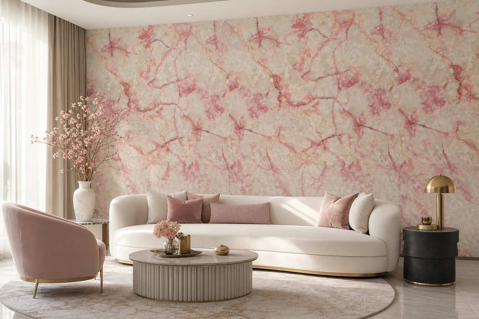Nouvelle mise en situation du décor Roseraie